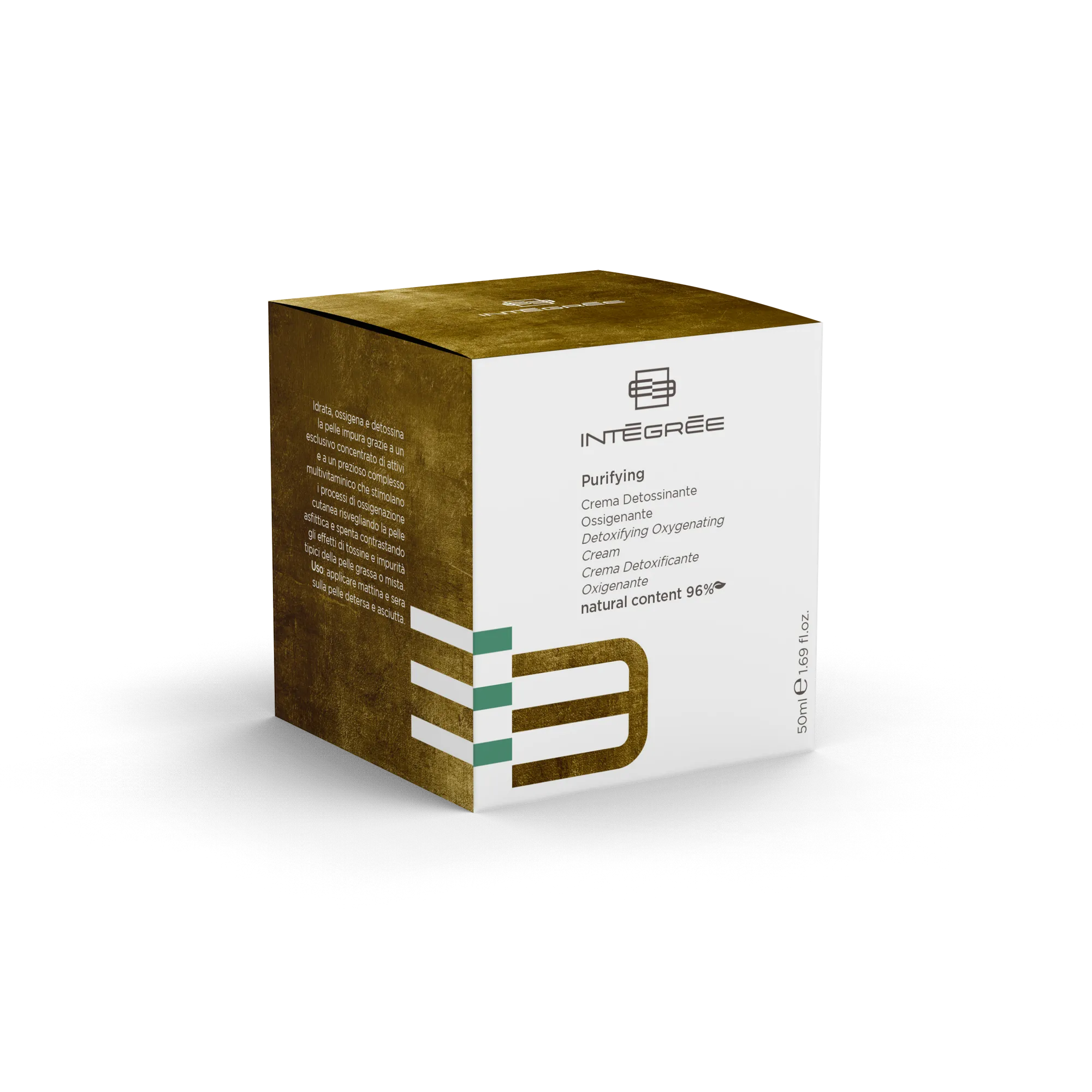 Детоксикиращ крем за мазна/комбинирана кожа Integree Purifying DETOXIFYING OXYGENATING CREAM - Image 2